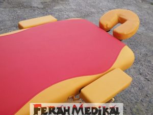 Çanta Tipi Ahşap Masaj Masası Sarı & Kırmızı 305